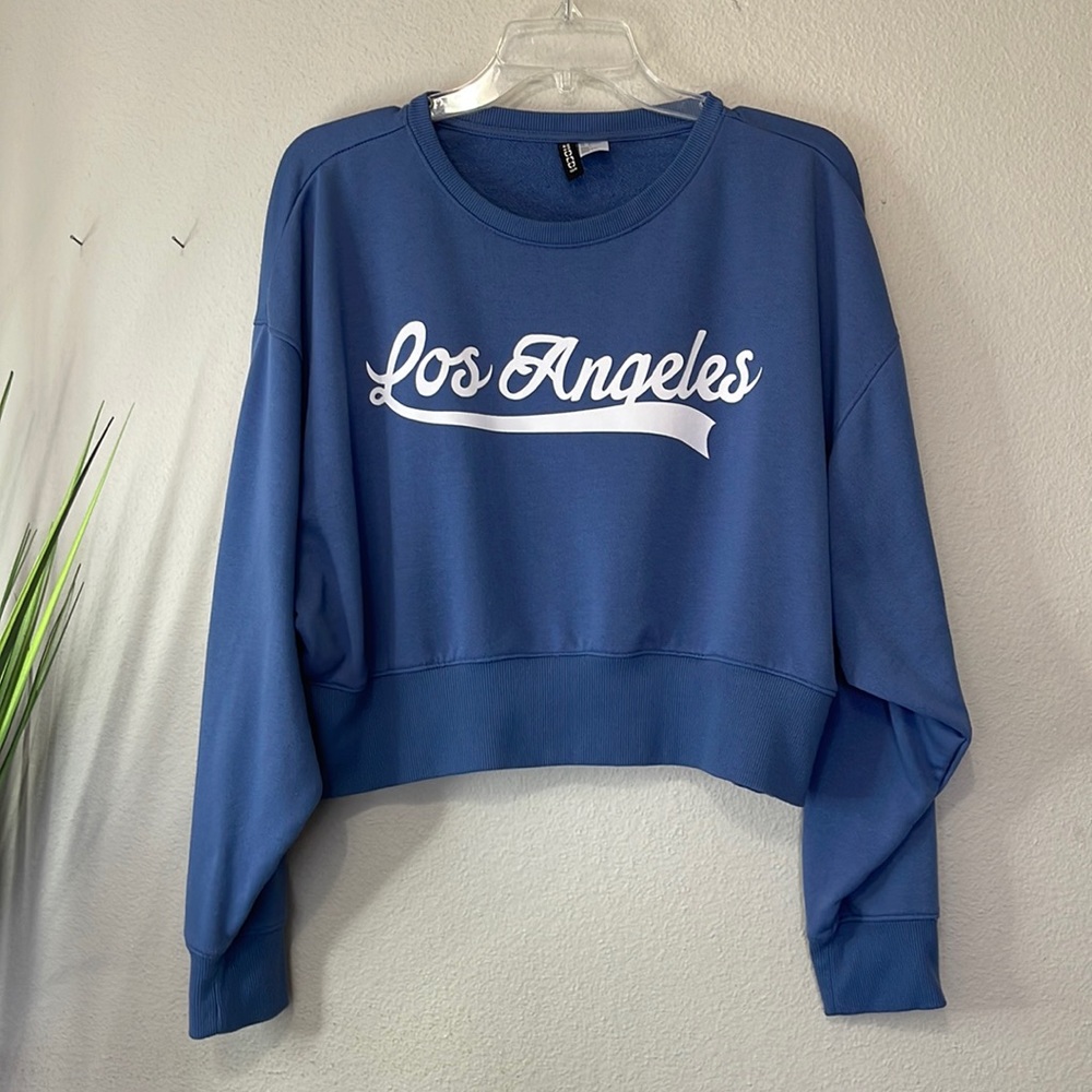 LOS ANGELES CROPPED SWEATSHIRT